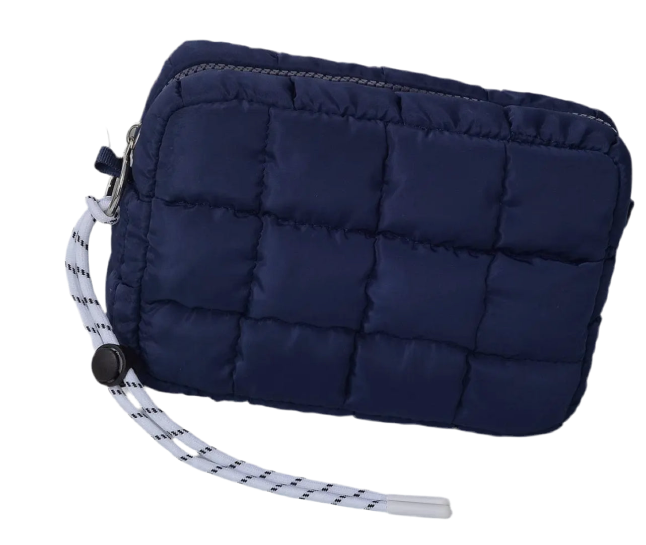 Nylon Quilted Puffer Clutch/Pouch