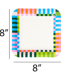 Bold Stripes/Scalloped paper party collection