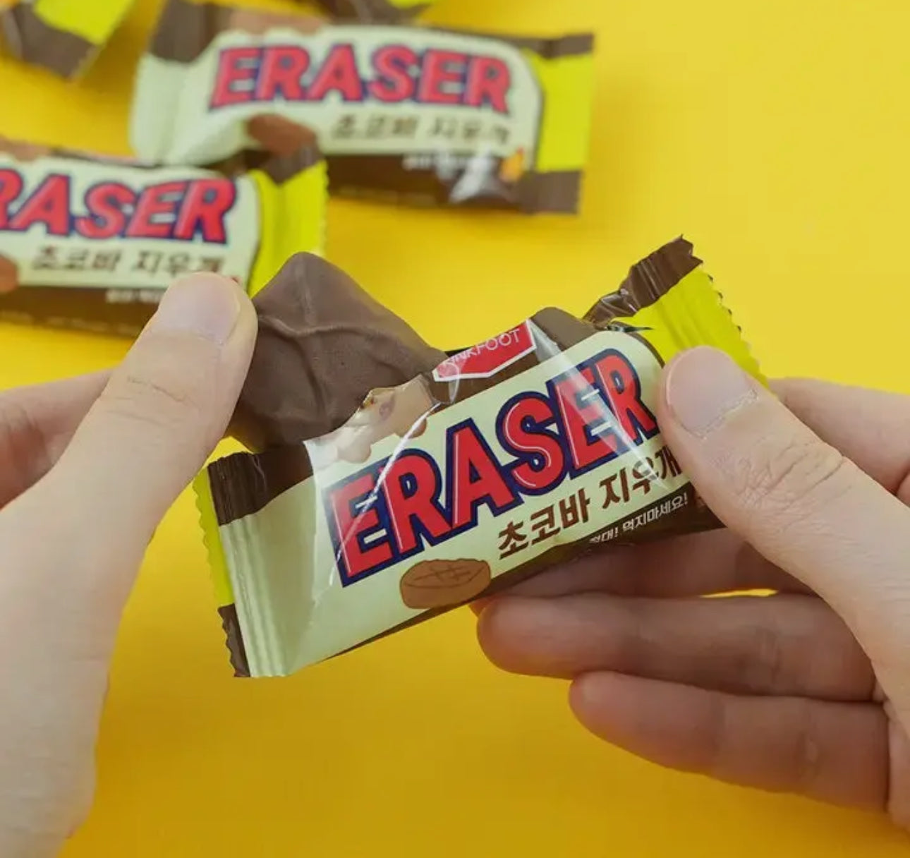 Chocolate Bar Eraser - Realistic and Fun!