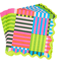 Bold Stripes/Scalloped paper party collection