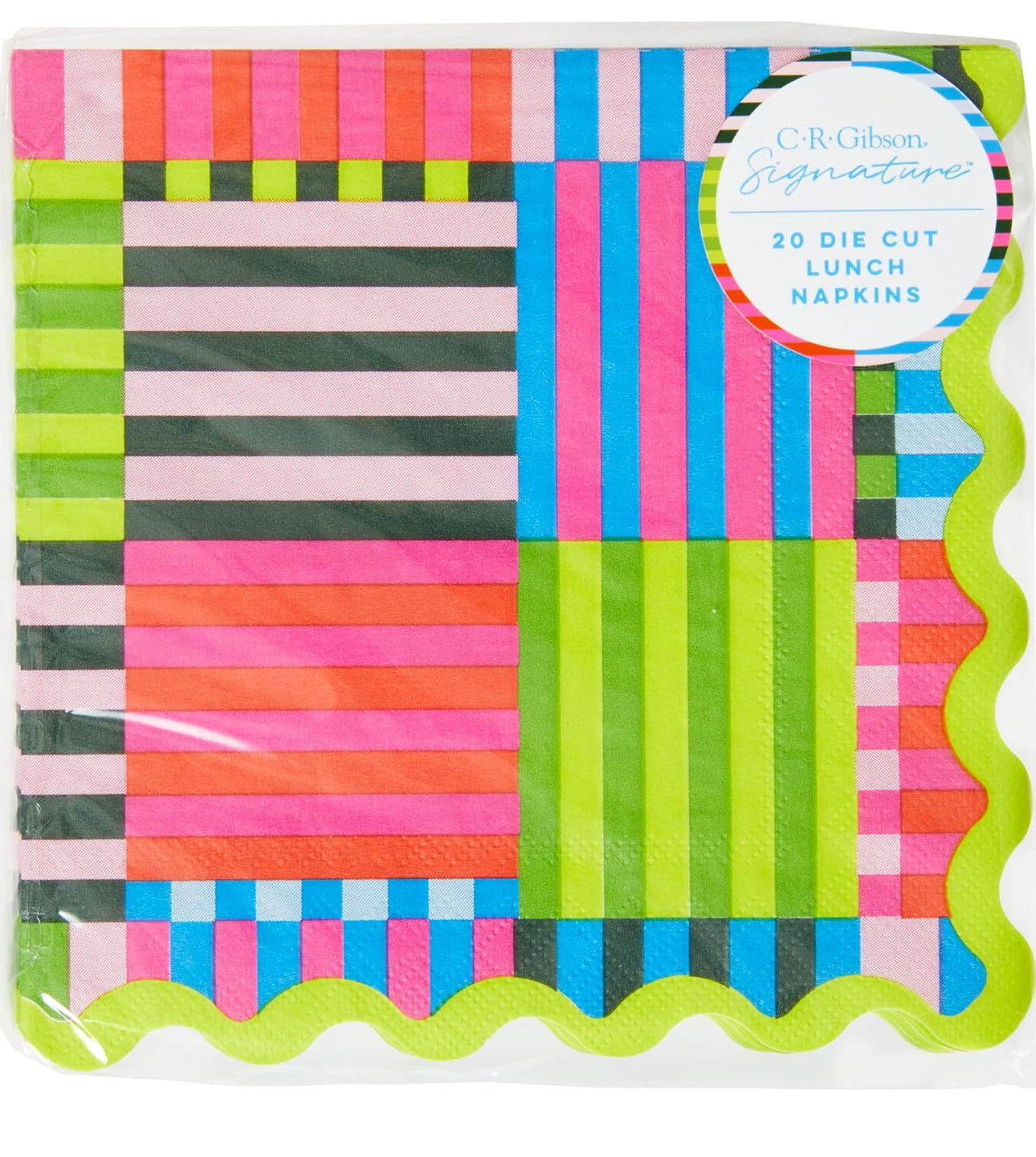 Bold Stripes/Scalloped paper party collection