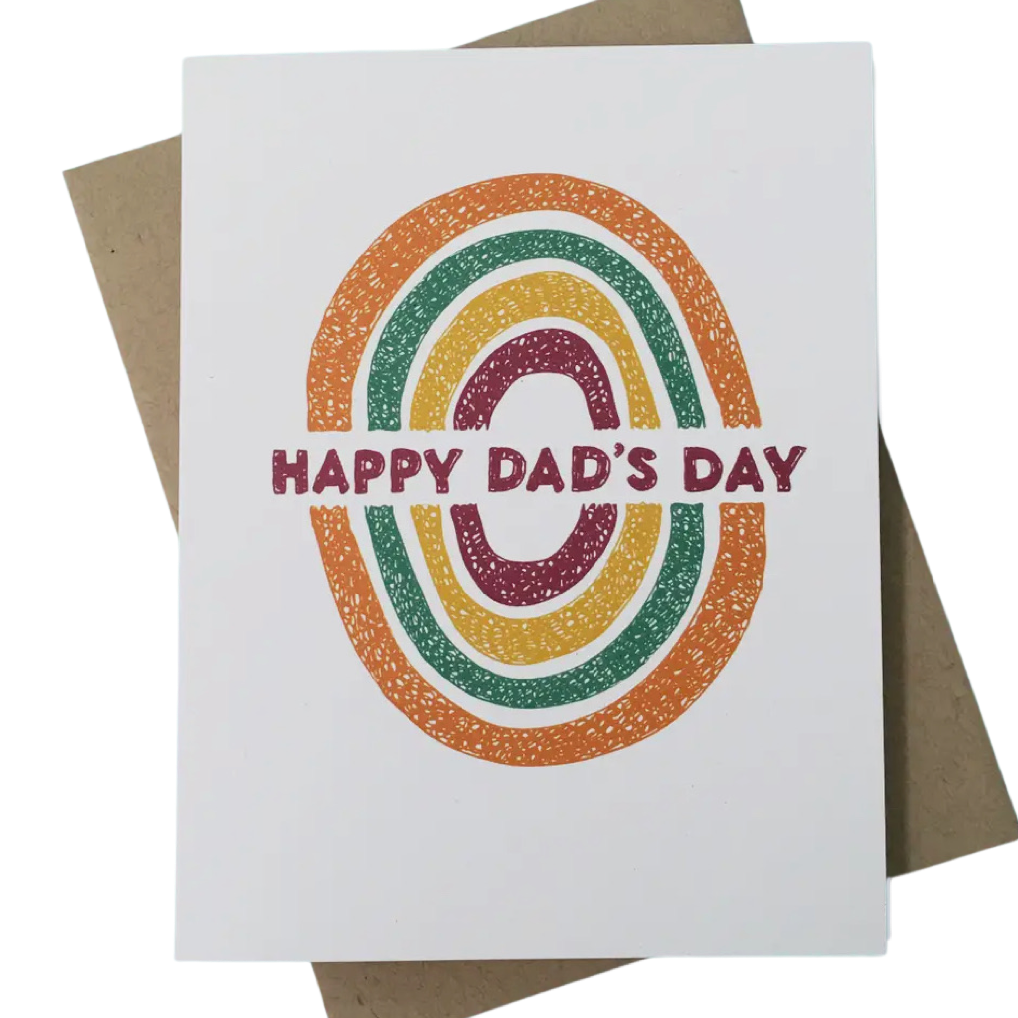 rainbow fathers day Greeting Card