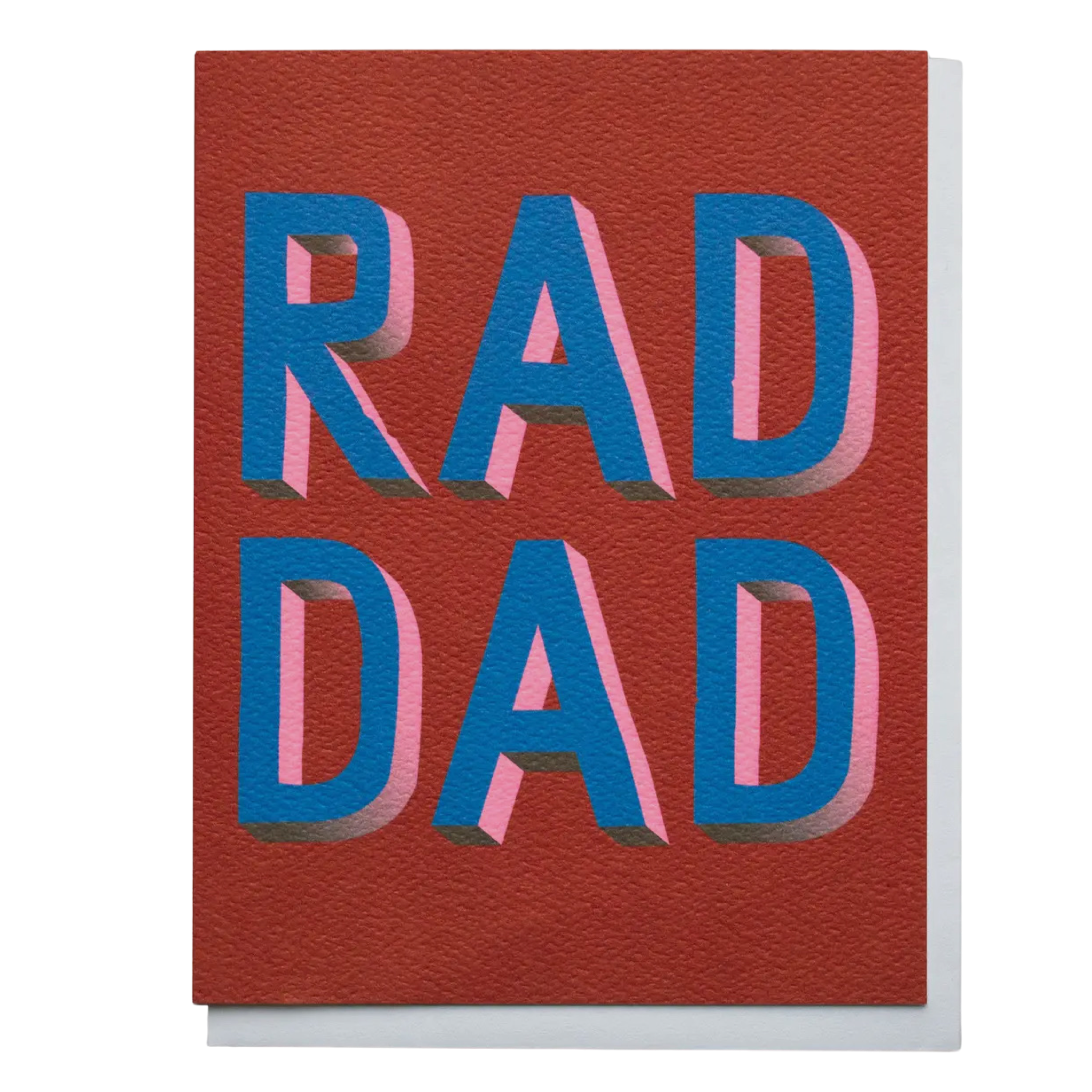 (Red) RAD dad greeting card
