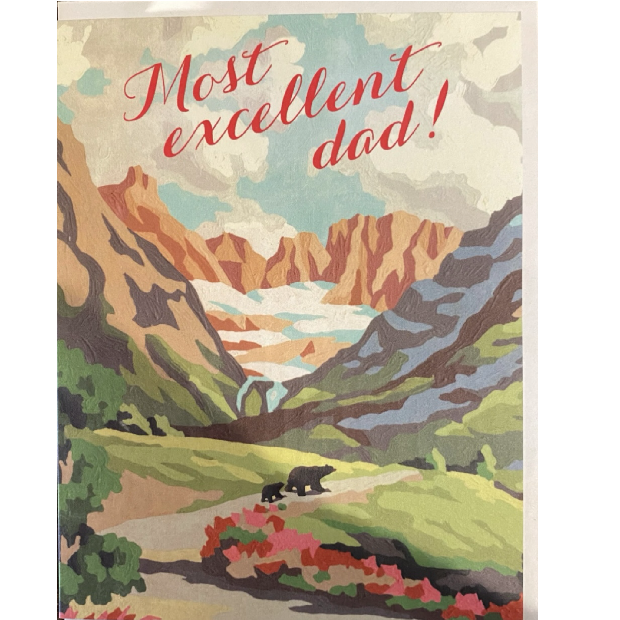 excellent Dad  : greeting card