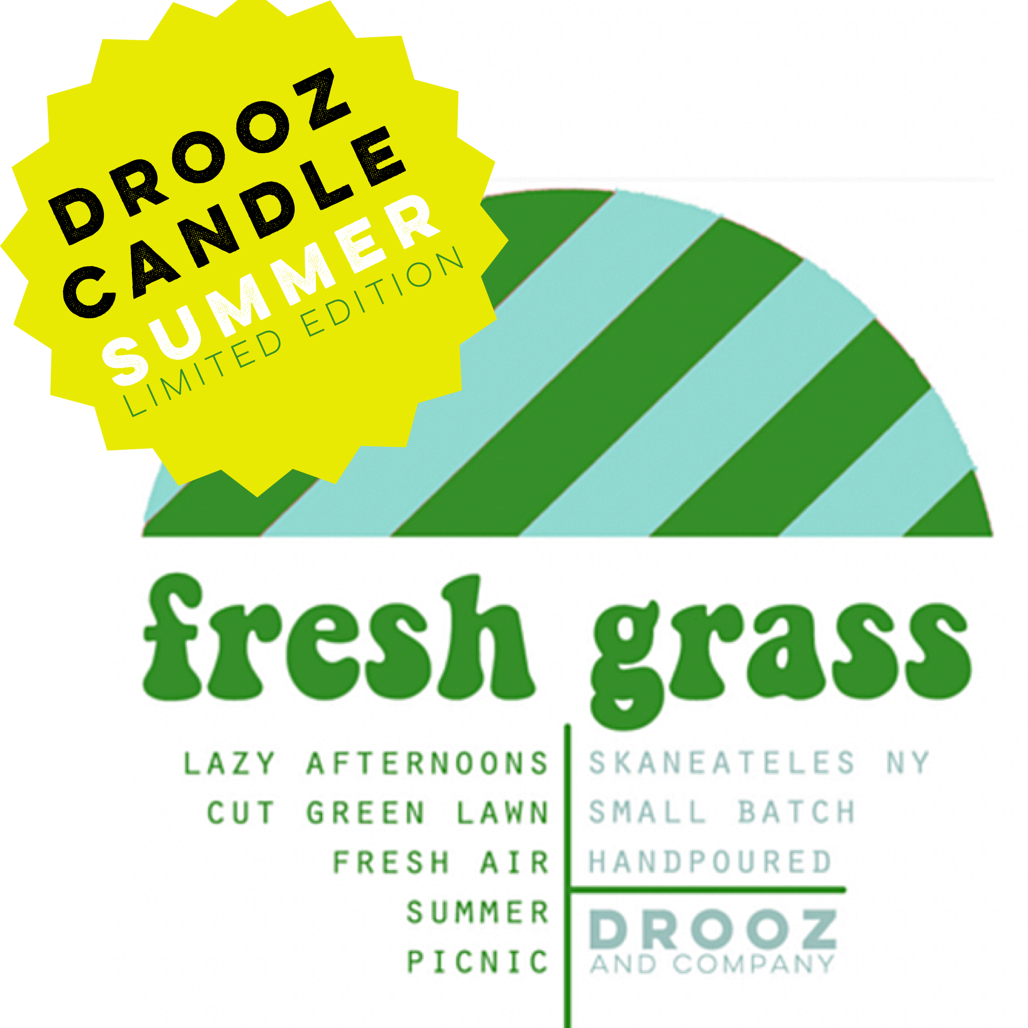 Fresh Grass: DROOZ summer candle
