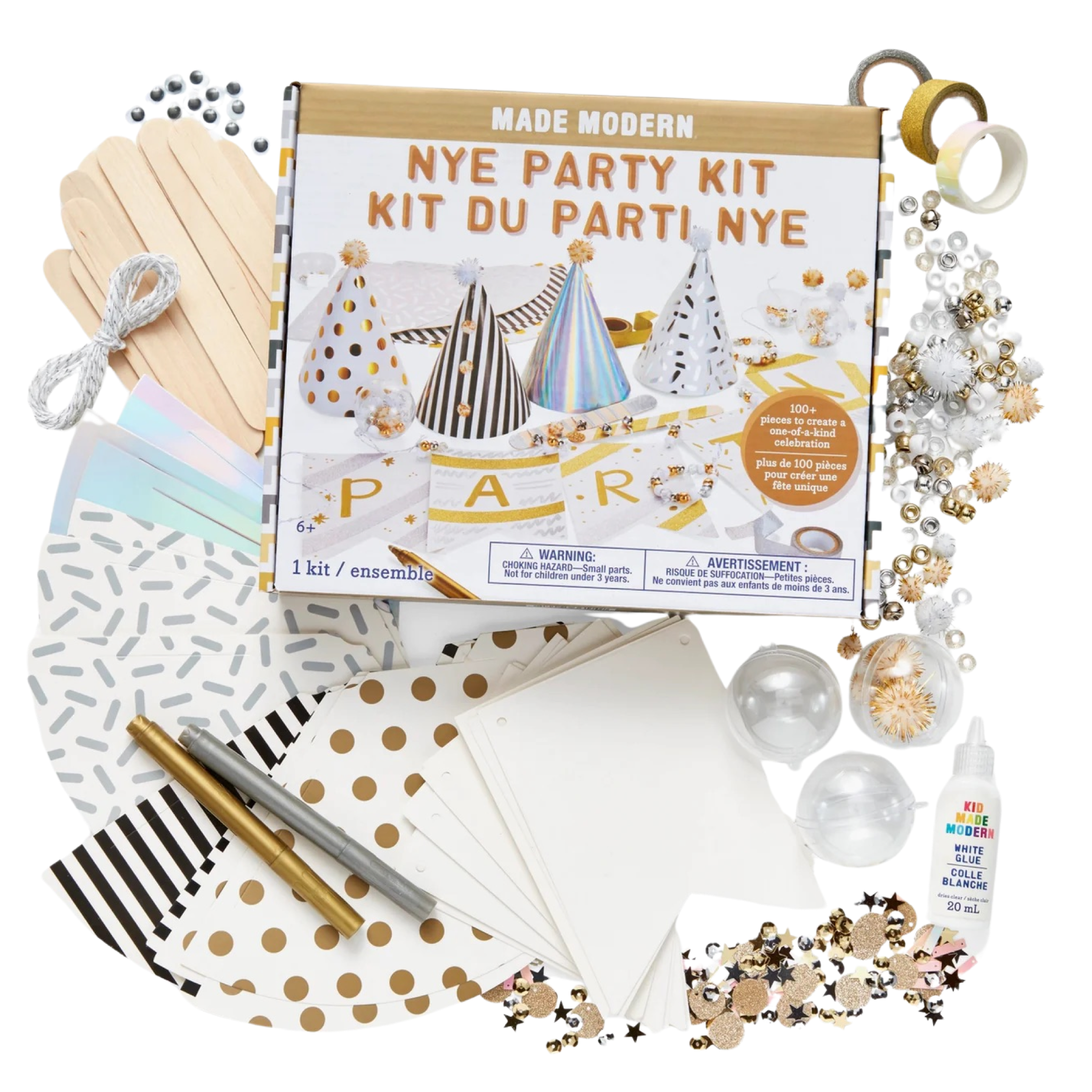 New Years Eve kit:  Kid Made Modern