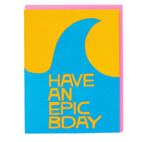 epic birthday greeting card