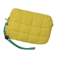 Nylon Quilted Puffer Clutch/Pouch