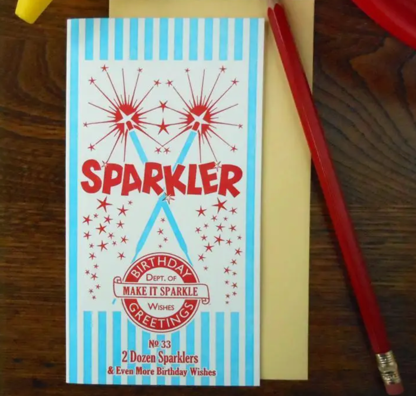 Birthday Sparkler Box Card
