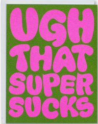 UGH greeting card