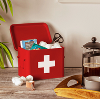 RED: First Aid Storage Canister