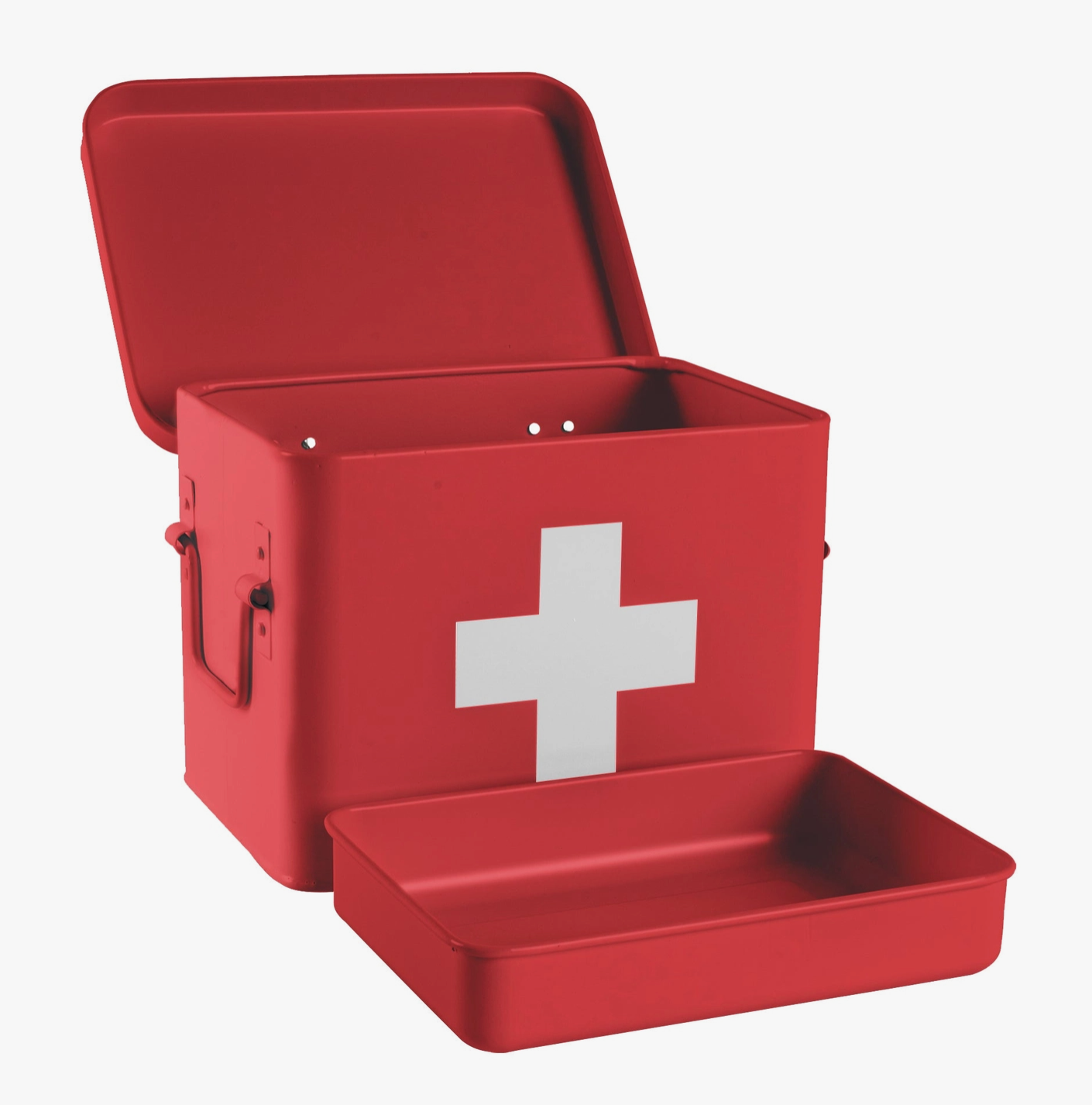 RED: First Aid Storage Canister