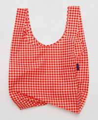 red gingham : BAGGU bag