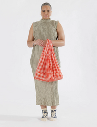 red gingham : BAGGU bag