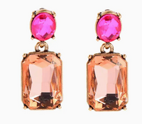 gem drop earrings (more colors)