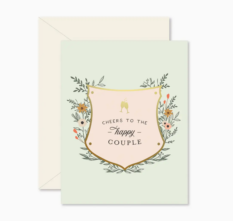 happy couple greeting card