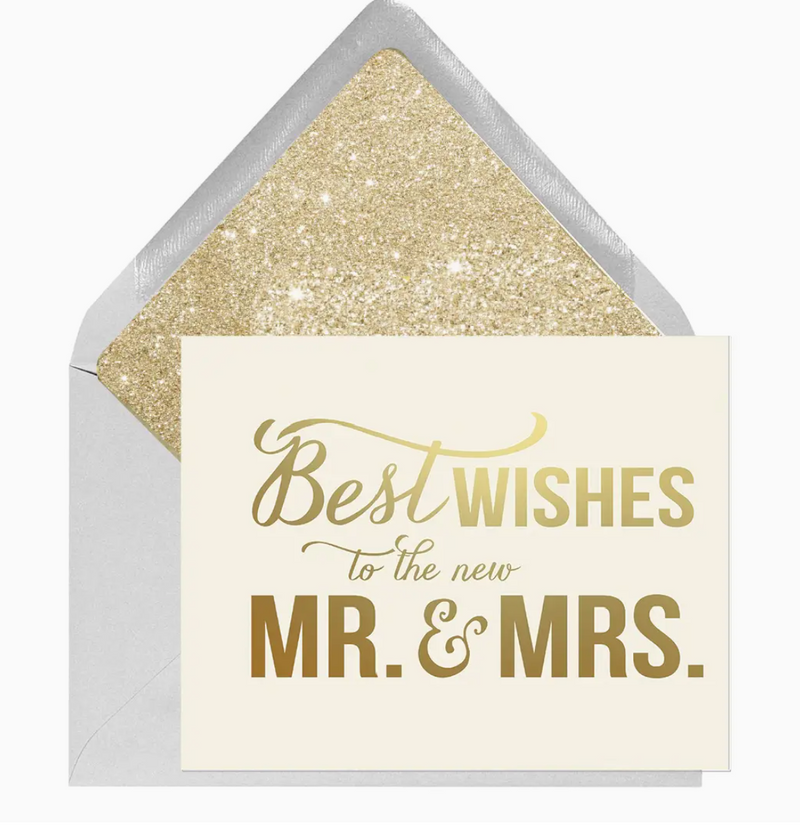 Mr & Mrs Greeting Card