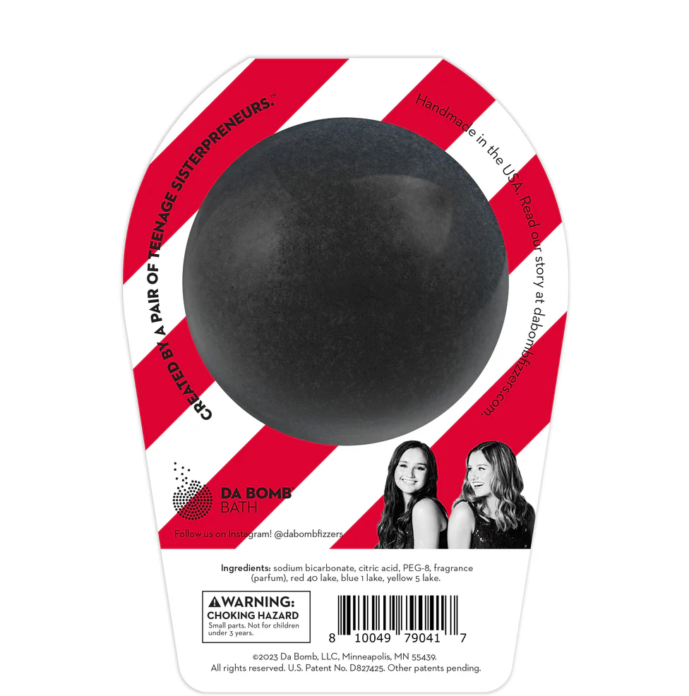 lump of coal: DaBomb bath bomb