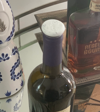 Outset Wine Bottle Stoppers, Set of 4, Marble Silicone,1.25"