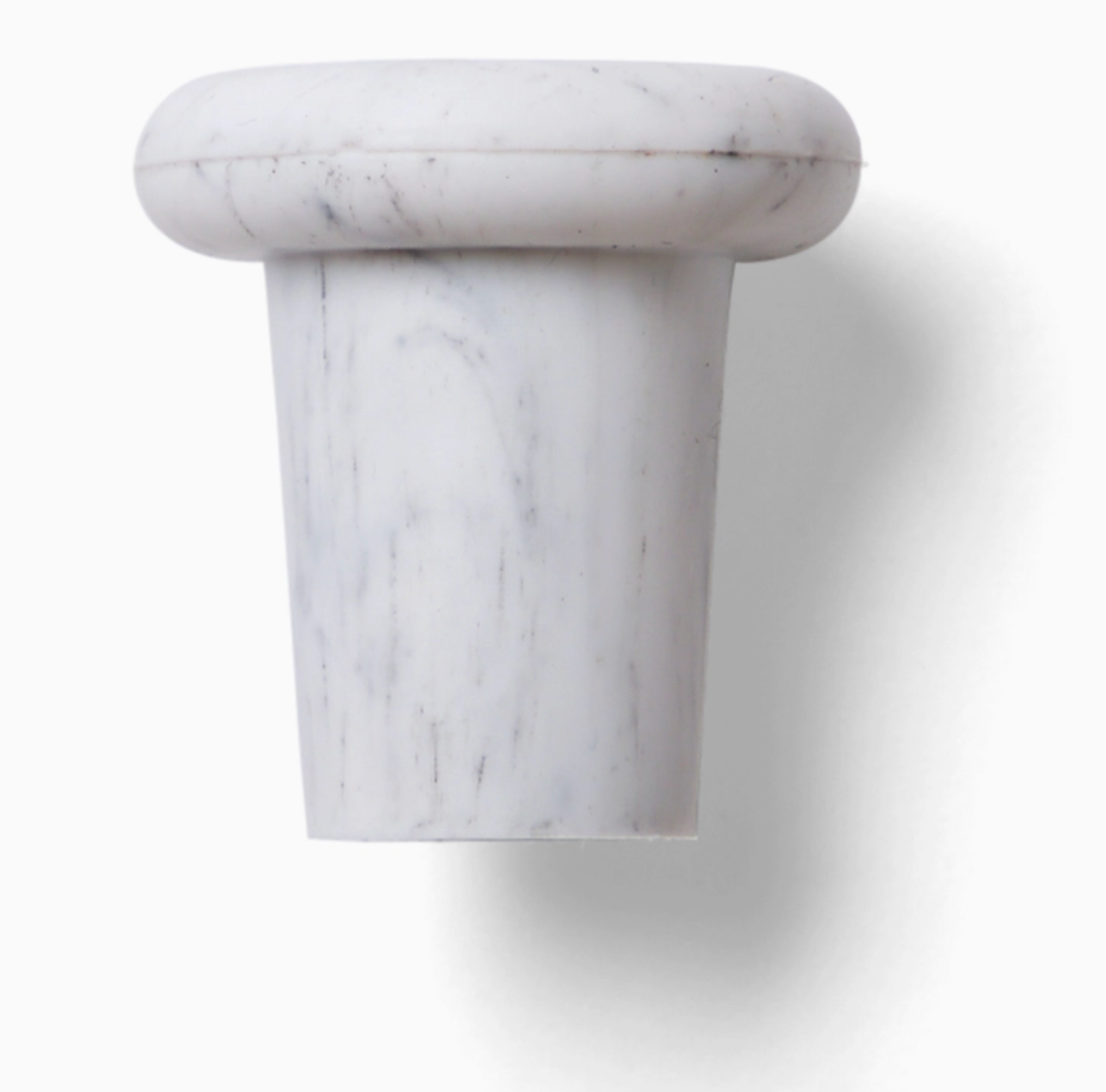 Outset Wine Bottle Stoppers, Set of 4, Marble Silicone,1.25"