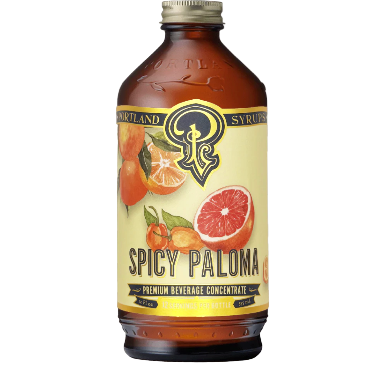 Spicy Paloma Syrup 12oz - Cocktail/Mocktail Mixer