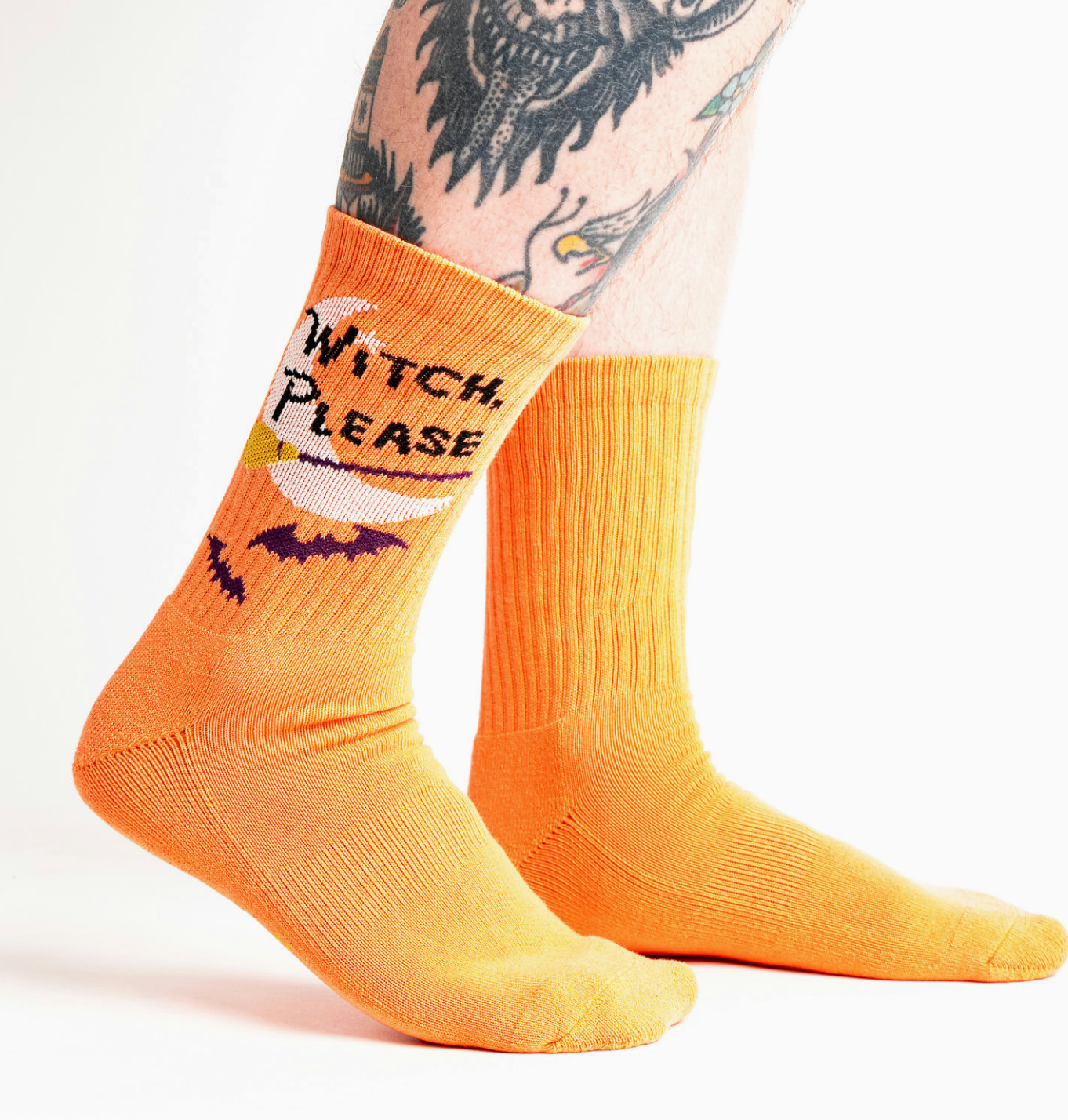 witch please - ribbed crew socks