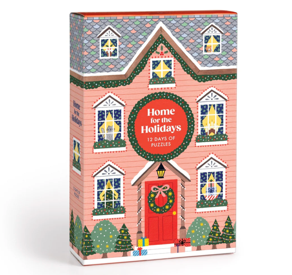 Home for the Holidays 500 Piece Advent Puzzle Calendar