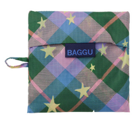 green star plaid : BAGGU bag