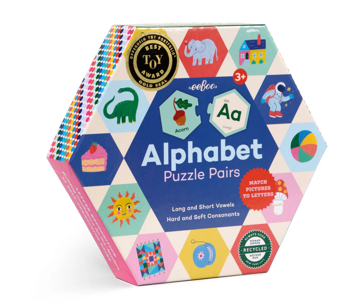 alaphabet Hexagon Puzzle Pairs