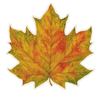 Fall Leaf die-cut Placemat