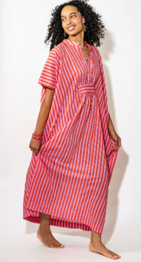 stripe kaftan
