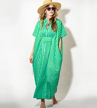 stripe kaftan