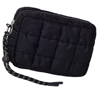 Nylon Quilted Puffer Clutch/Pouch