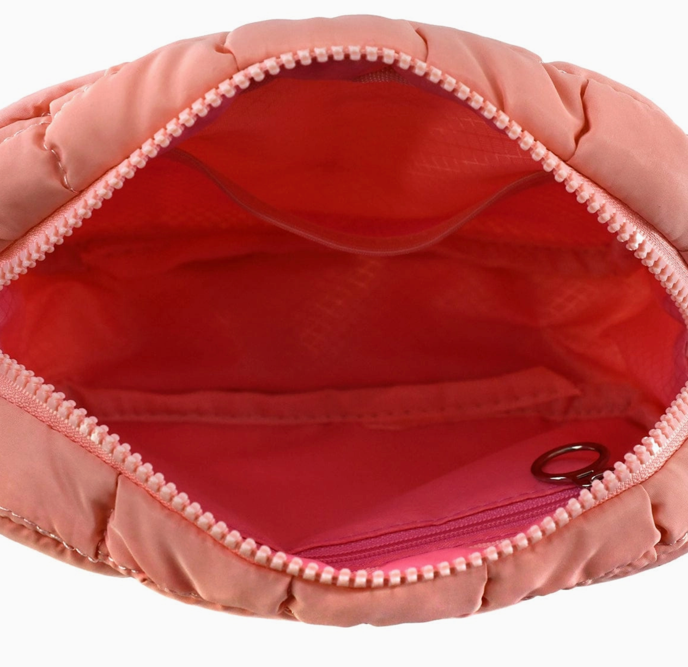 Nylon Quilted Puffer Clutch/Pouch