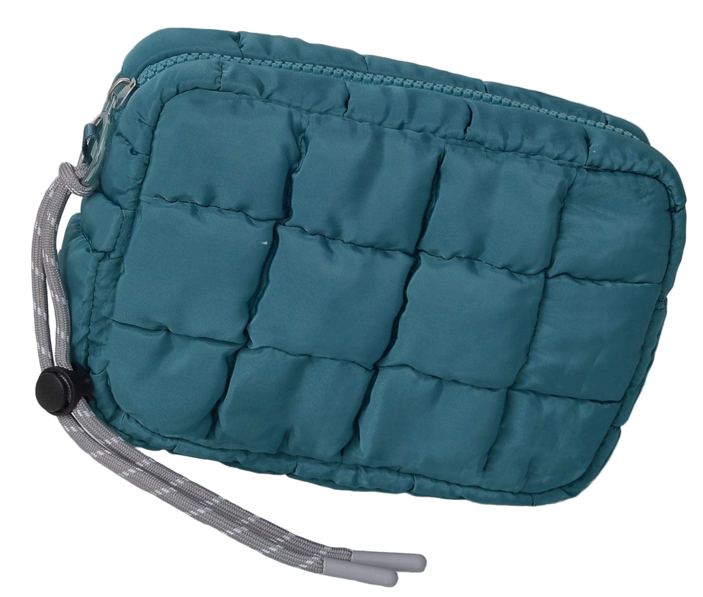 Nylon Quilted Puffer Clutch/Pouch