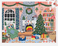 Home for the Holidays 500 Piece Advent Puzzle Calendar