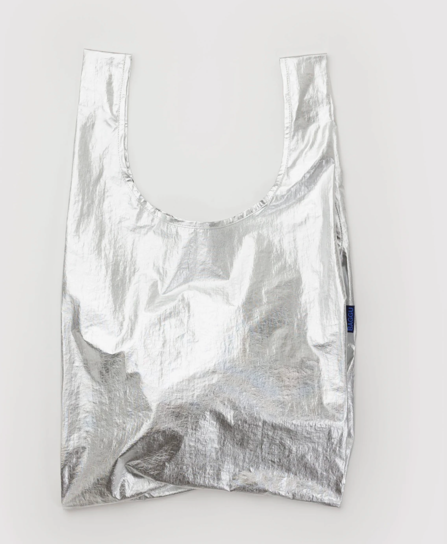 chrome metallic : BAGGU bag