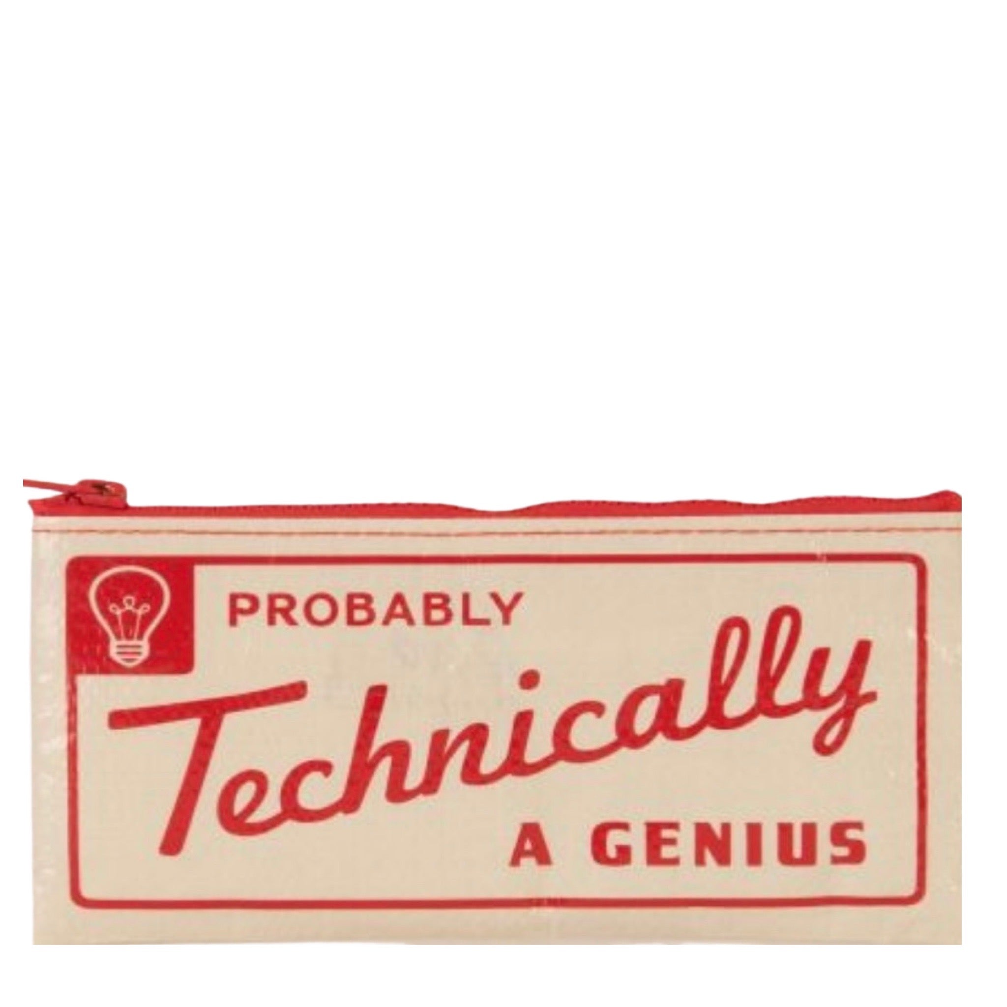 probably a genius  pencil case