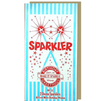 Birthday Sparkler Box Card