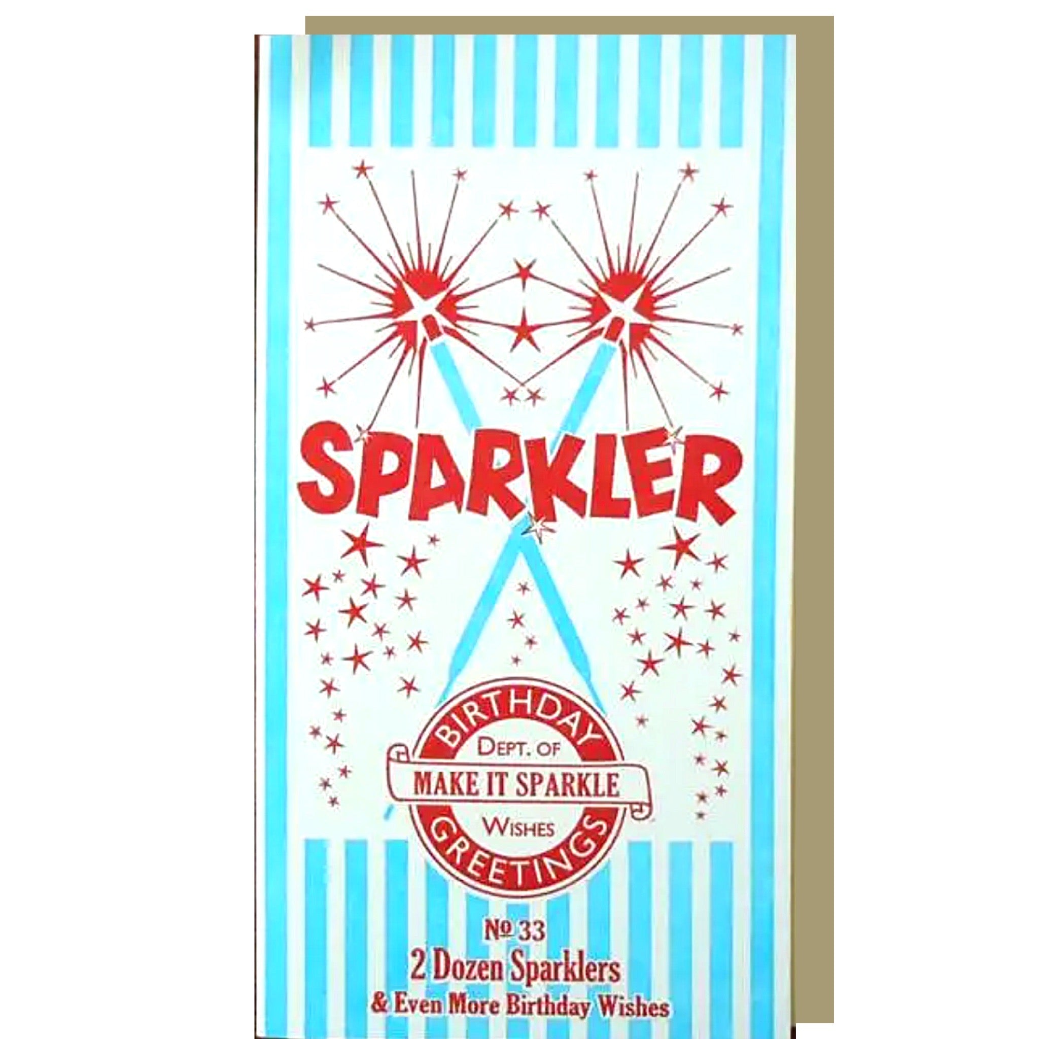 Birthday Sparkler Box Card