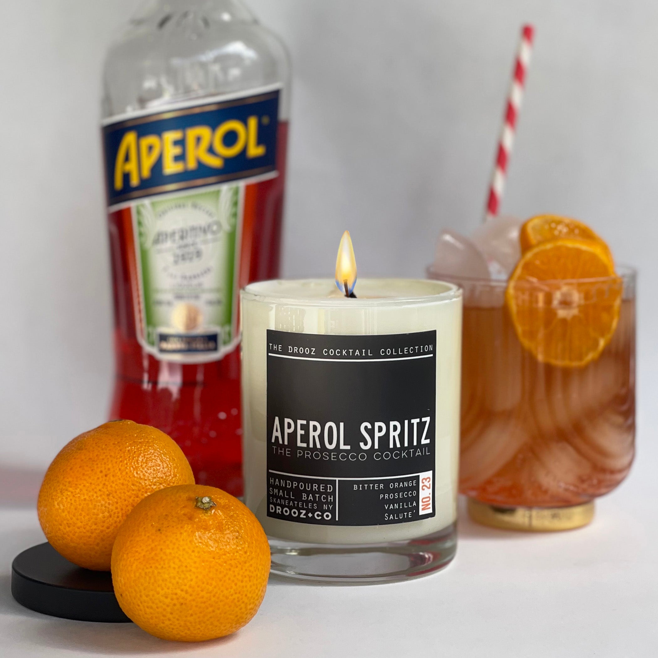 Aperol Spritz  {COCKTAIL Collection} DROOZ candle No.23