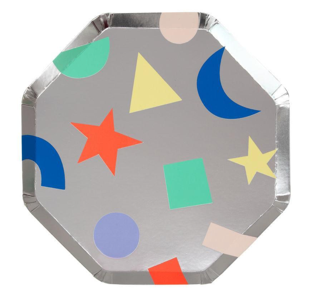 geometric side plates - paper