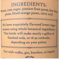 passion fruit citrus  syrup