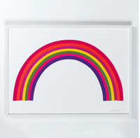 neon rainbow : art print