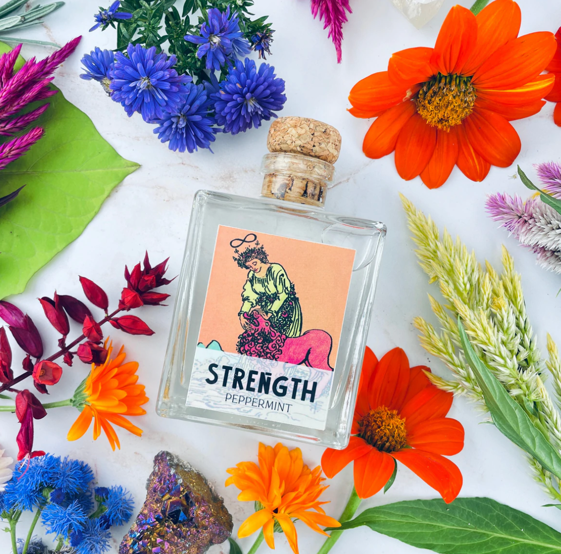 Strength Tarot Card Home Reed Diffuser