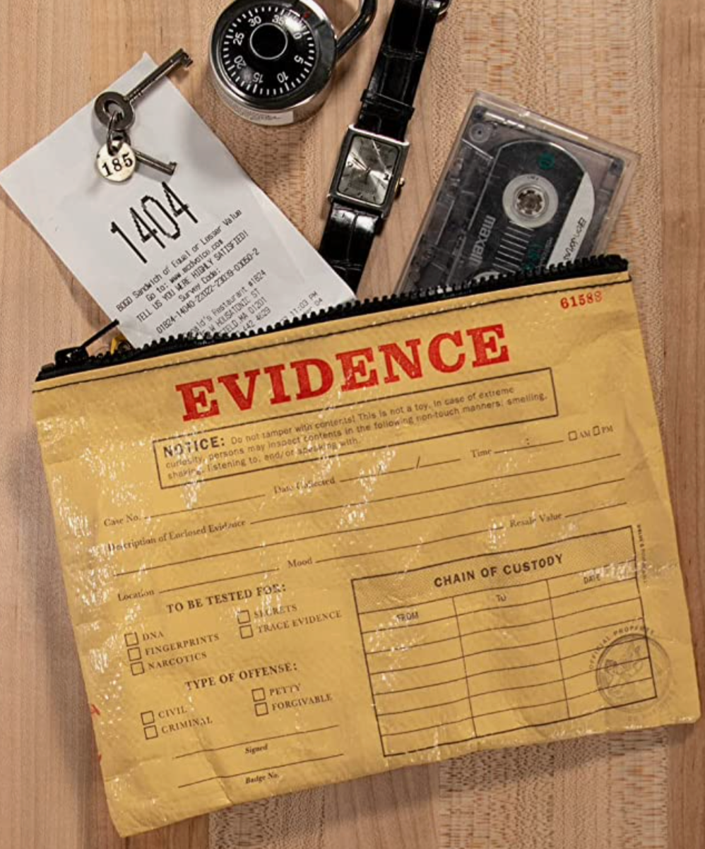 evidence zipper pouch