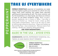 Peppermint Essential Oil Toilettes: Herban Essentials: