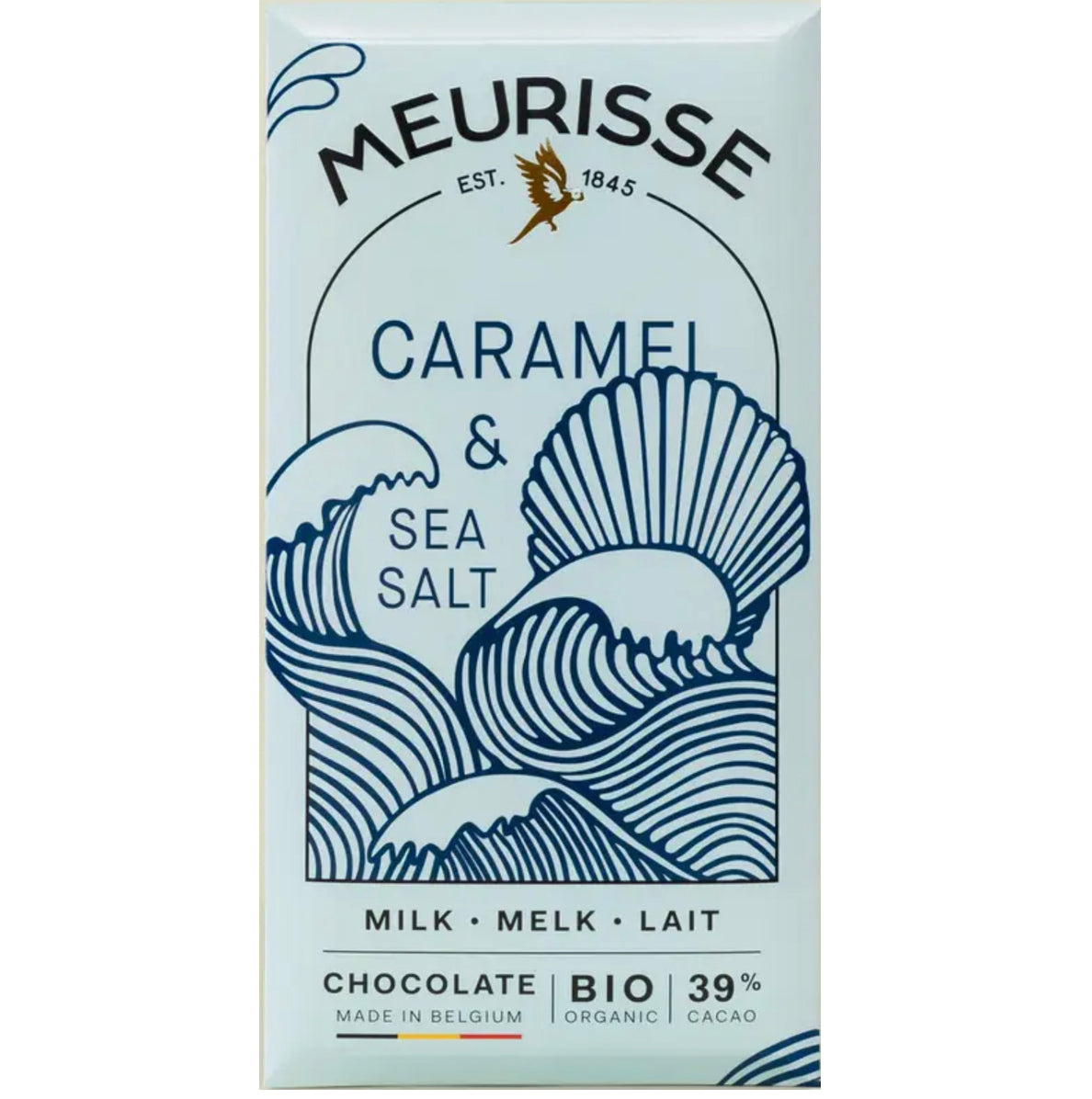 Caramel & Seasalt: Organic Milk Chocolate