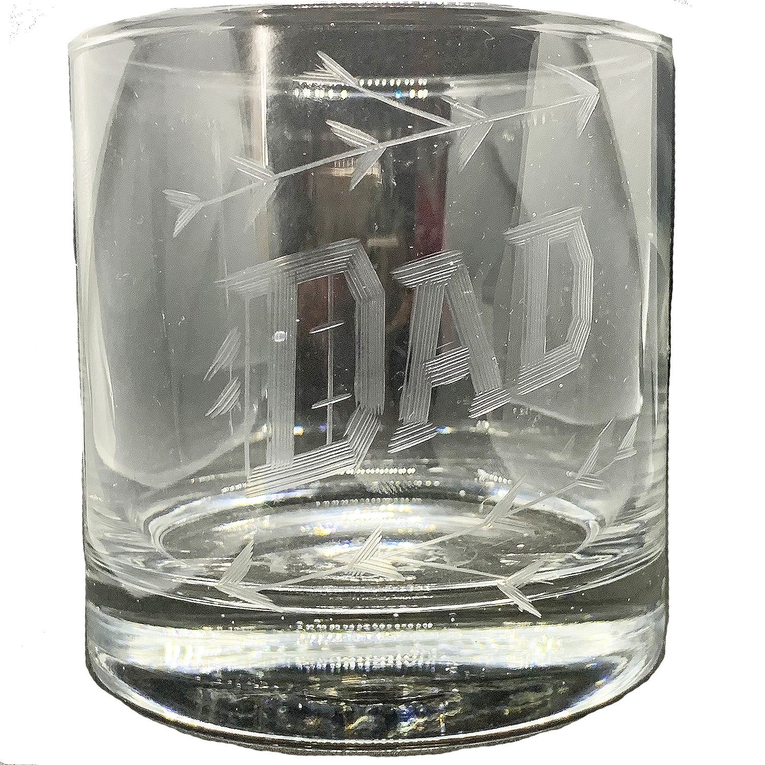 DAD rocks glass