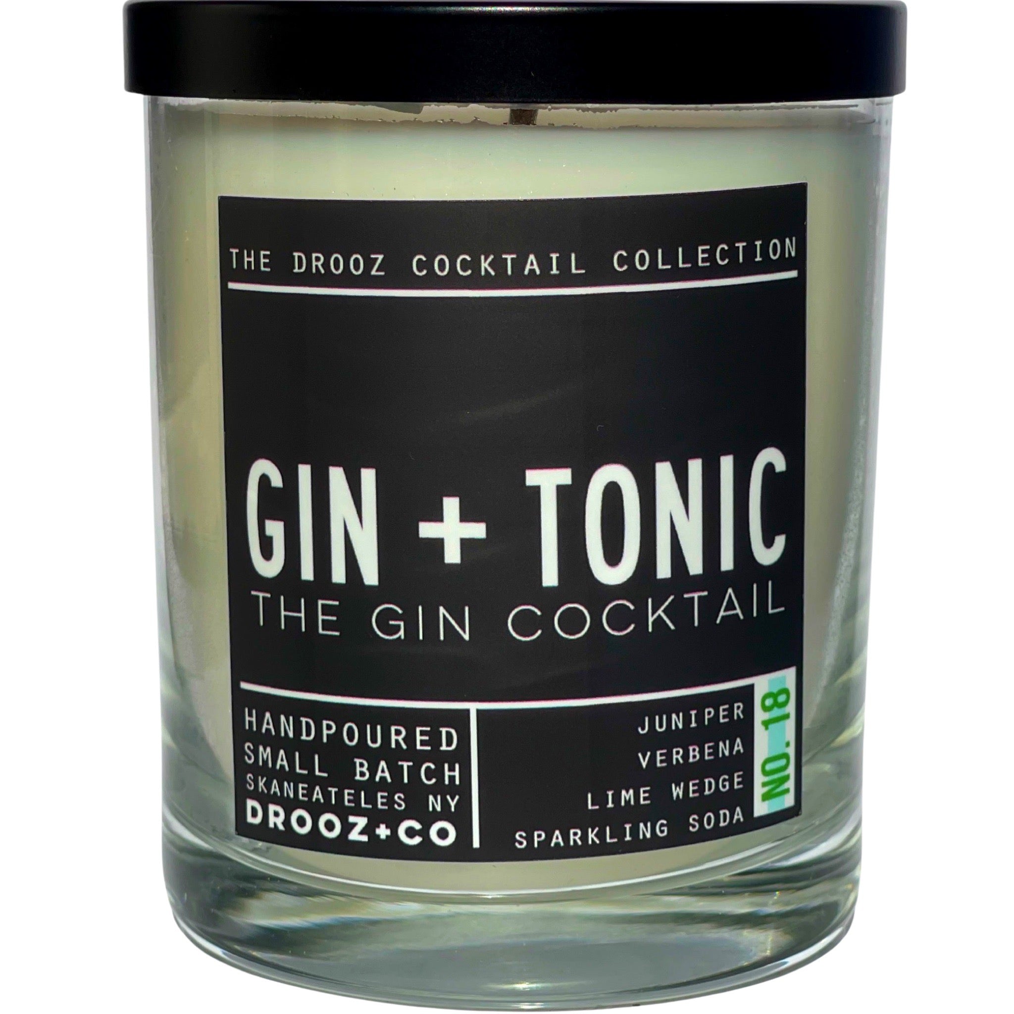 Gin + Tonic {COCKTAIL Collection} DROOZ candle No.18